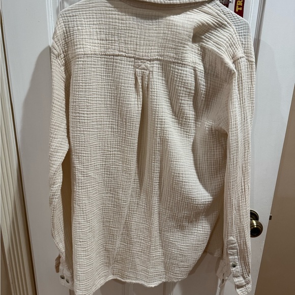 PacSun Cream Textured Top - Picture 3 of 3